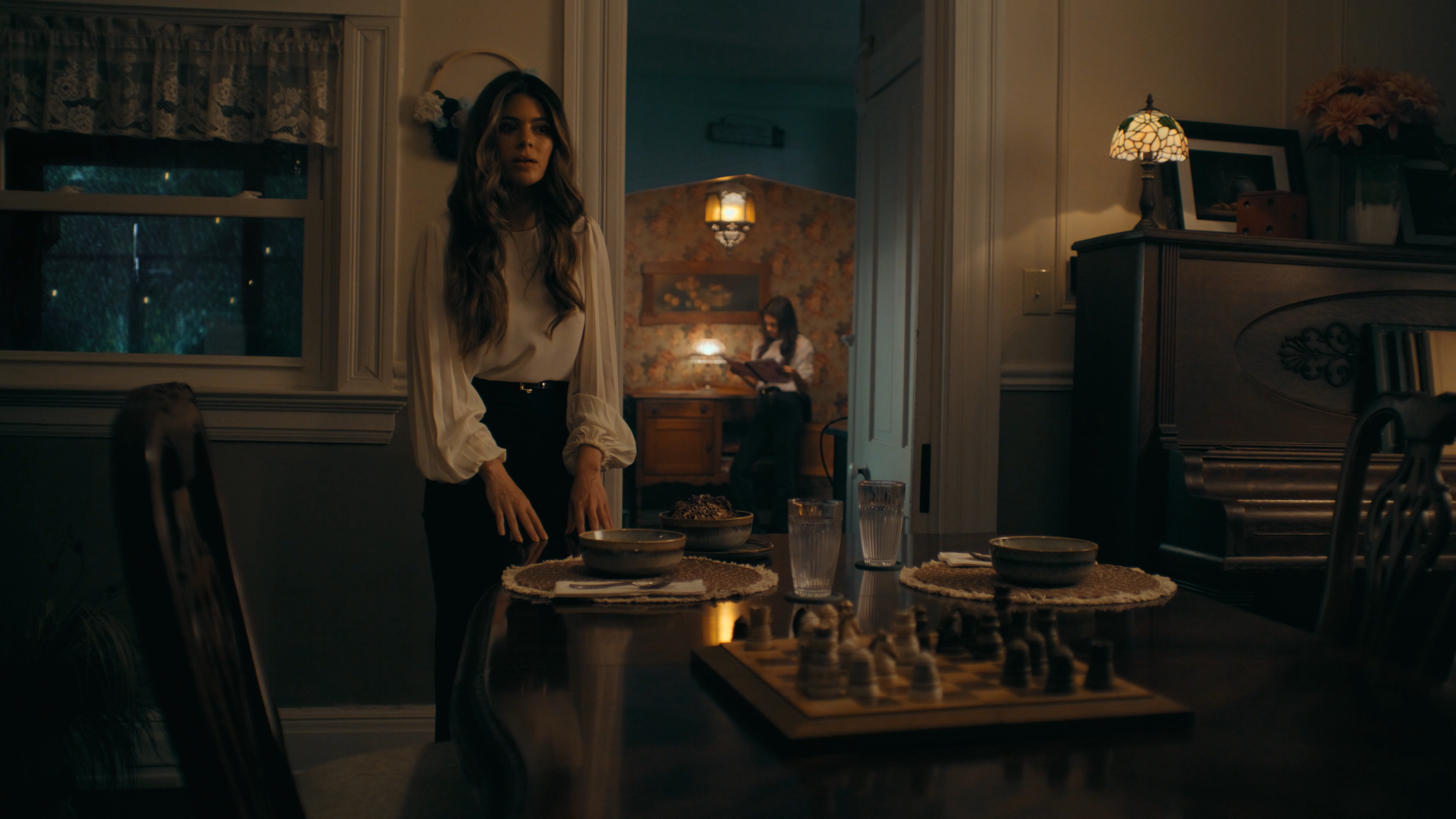 The Lies We Bury — scene composition